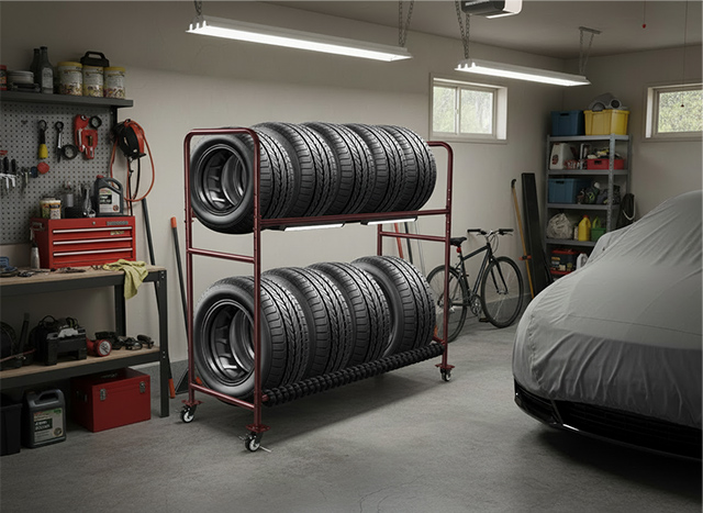 タイヤラック設置イメージ1
