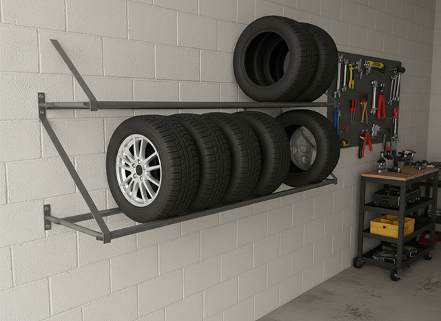 タイヤラック設置イメージ2